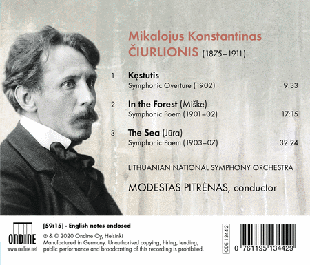 Ciurlionis: The Sea; In the Forest; Kestutis Overture
