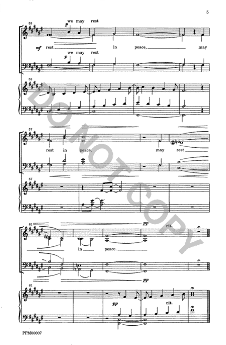 Save Us O Lord Save Us O Lord 4-Part scores gallery preview page 6
