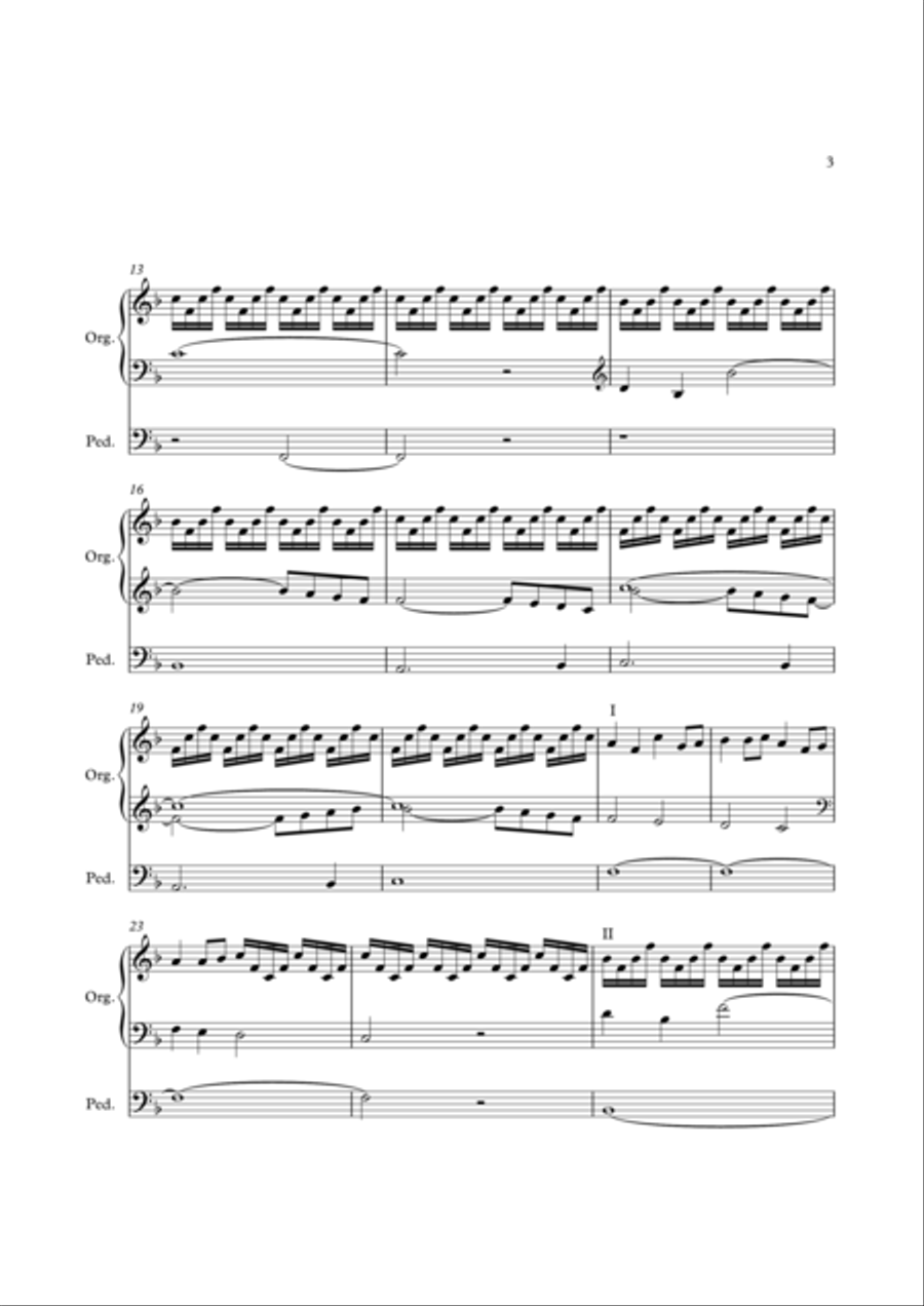 Fanfare for the New Year Fanfare for the New Year Organ Solo scores gallery preview page 3