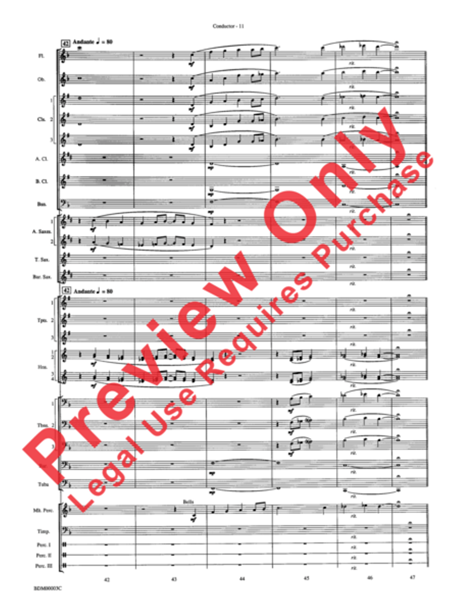 Overture de Argentina Overture de Argentina Concert Band scores gallery preview page 13