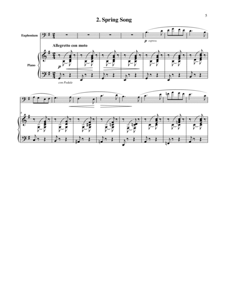 Four Pieces for Euphonium & Piano
