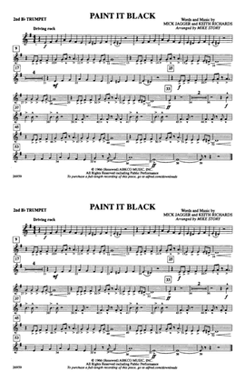 Paint It Black: 2nd B-flat Trumpet