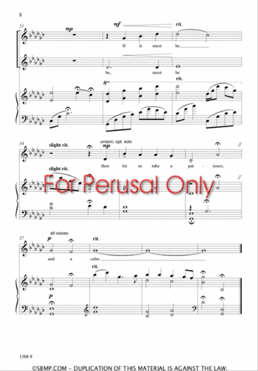 If It Must Be - Two-part Octavo 2-Part scores gallery preview page 7