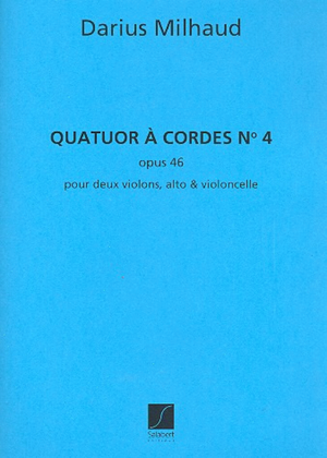 Book cover for Quatuor A Cordes N 4 Op.46