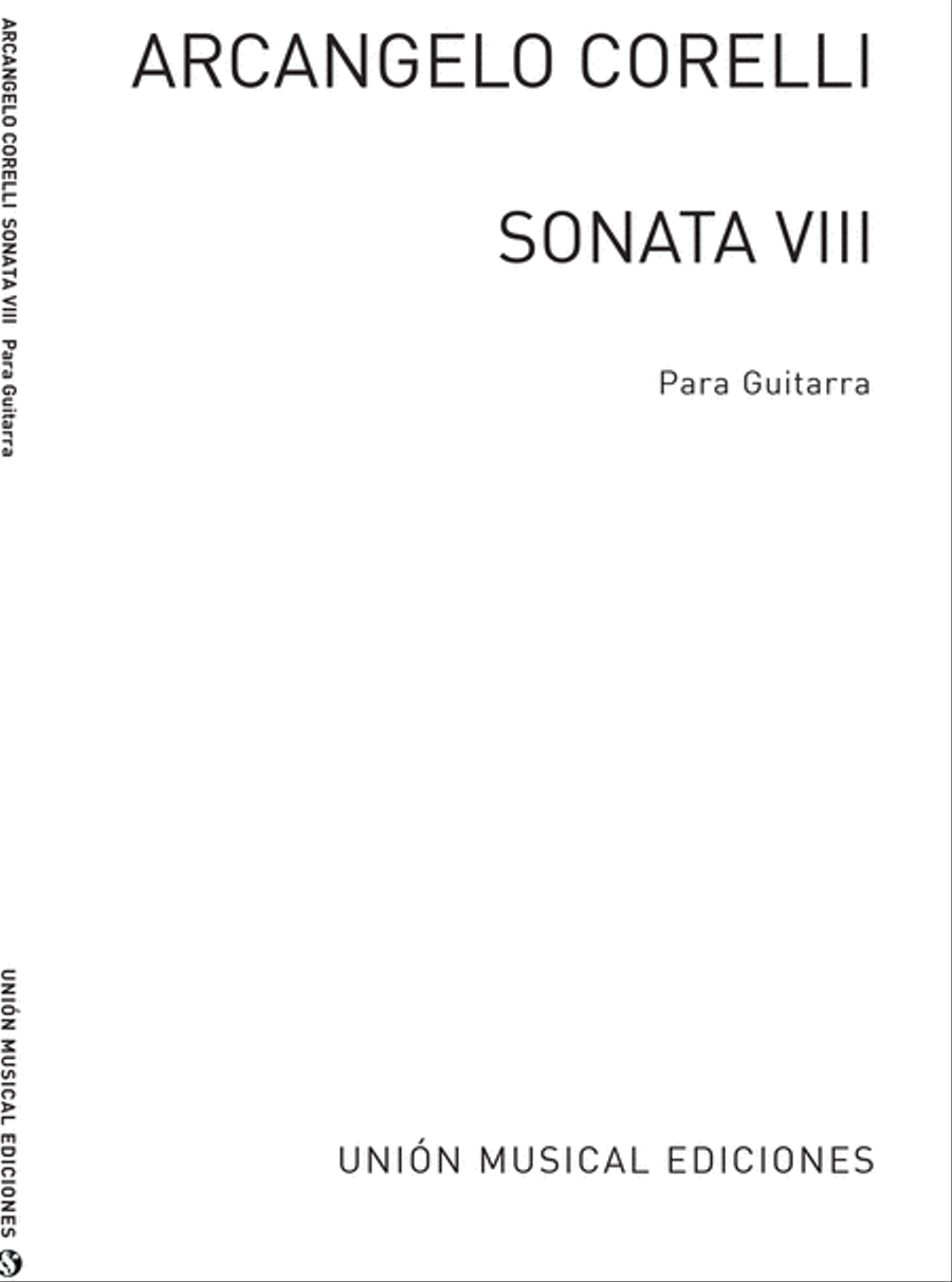 Sonata VIII (Azpiazu) Acoustic Guitar scores gallery preview page 1