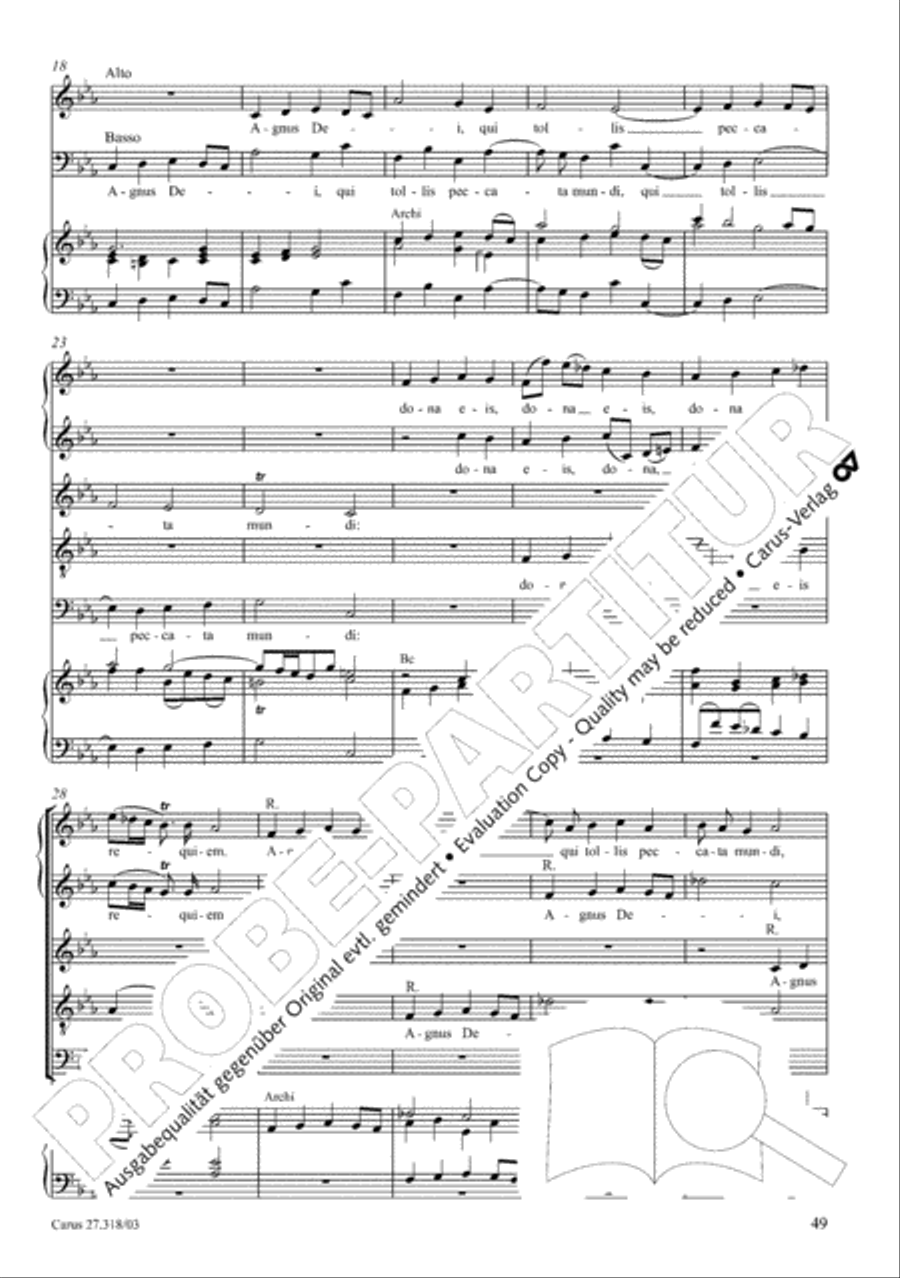 Requiem in F minor SSATB scores gallery preview page 50