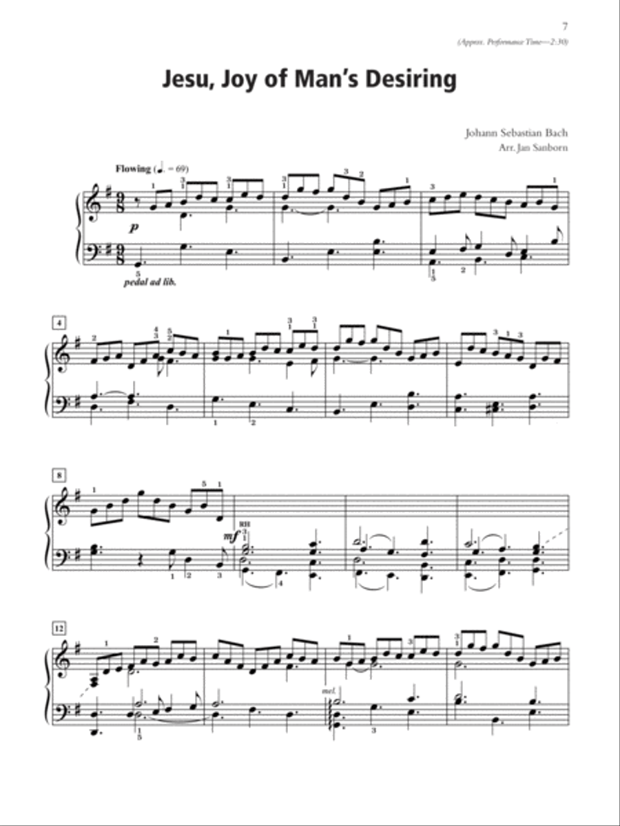 Piano Solos of Choral Favorites Piano Solo scores gallery preview page 2