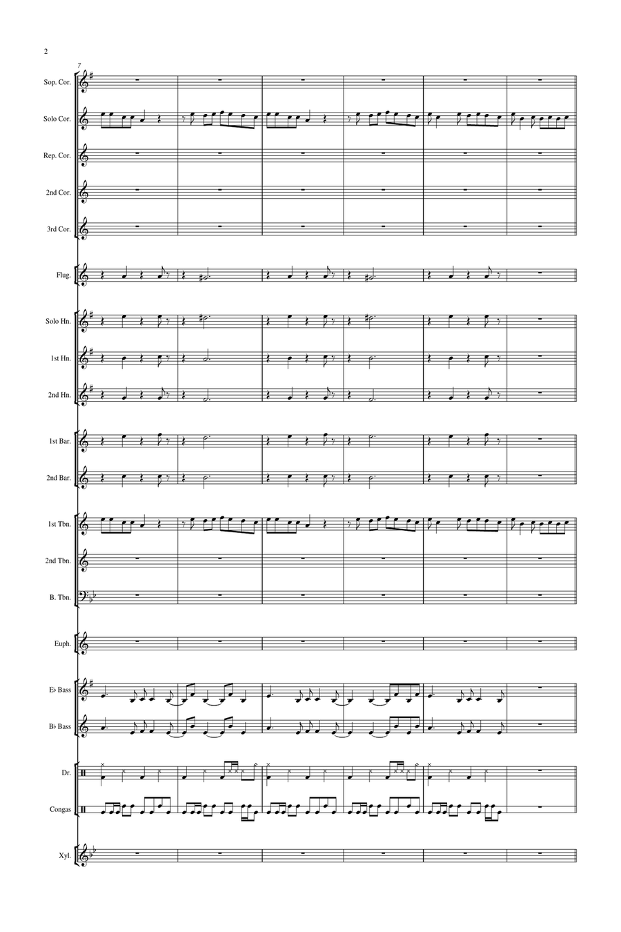 Havana Brass Band scores gallery preview page 3