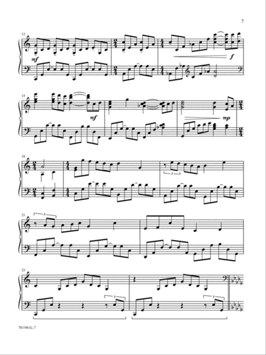 Man of Sorrows, King of Glory Piano Solo scores gallery preview page 6