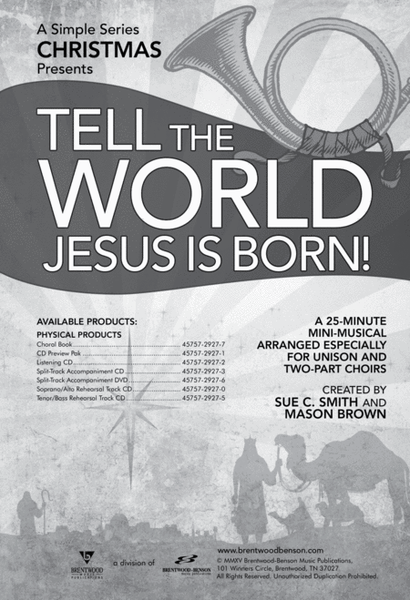 Tell the World, Jesus Is Born! (Split-Track Accompaniment CD) image number null