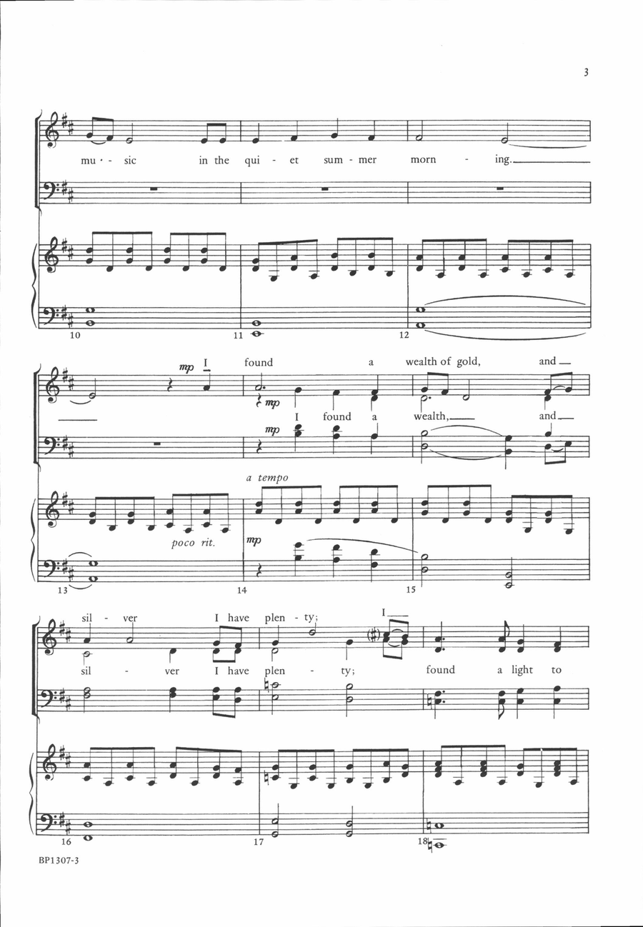 I Know Where I'm Going 4-Part scores gallery preview page 3