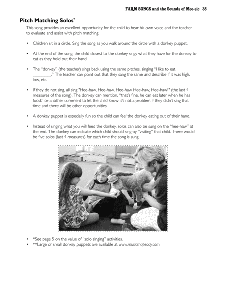 Farm Songs and the Sounds of Moo-sic! Activity Books scores gallery preview page 7