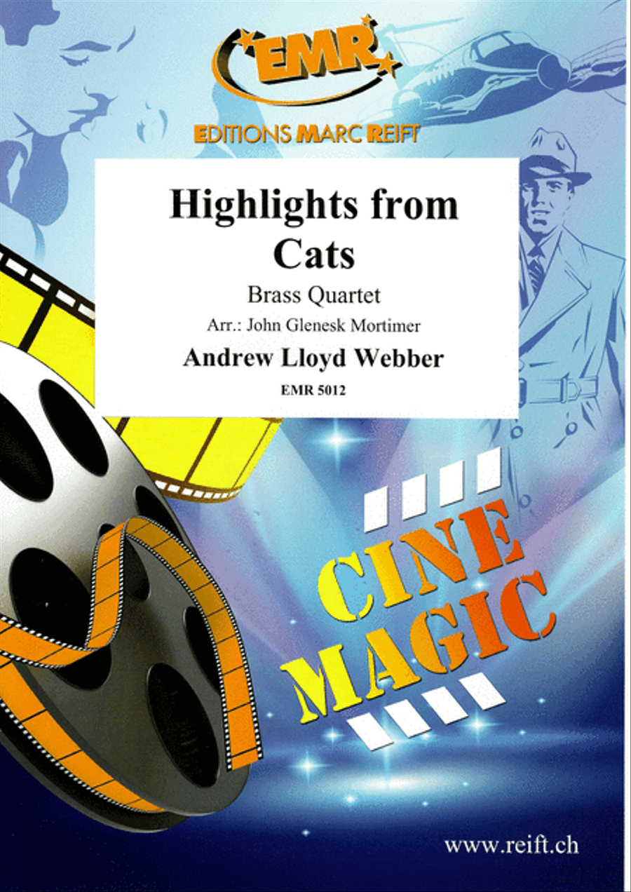 Highlights From Cats Brass Quartet scores gallery preview page 1
