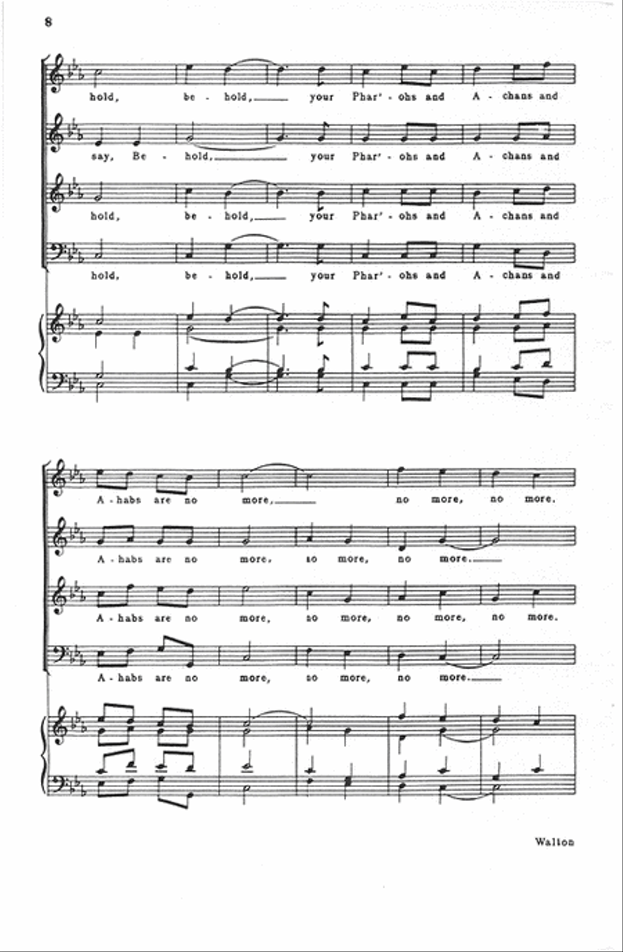 Be Glad Then America 4-Part scores gallery preview page 9