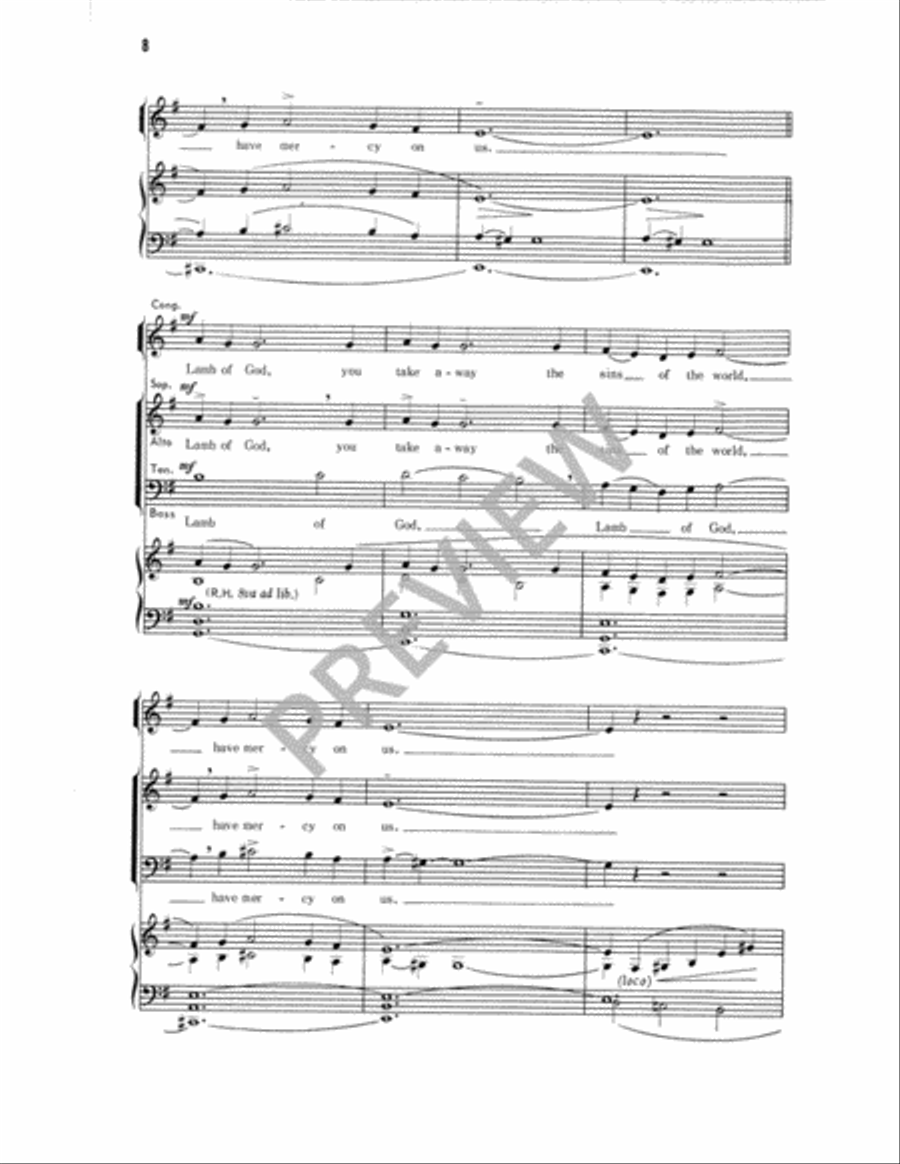 Communion Rite Communion Rite 4-Part scores gallery preview page 9