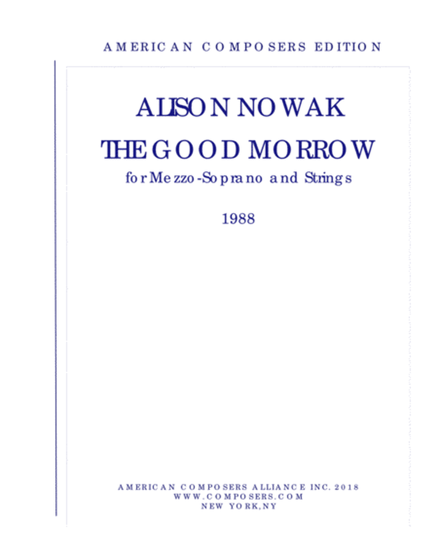 [NowakA] The Good Morrow