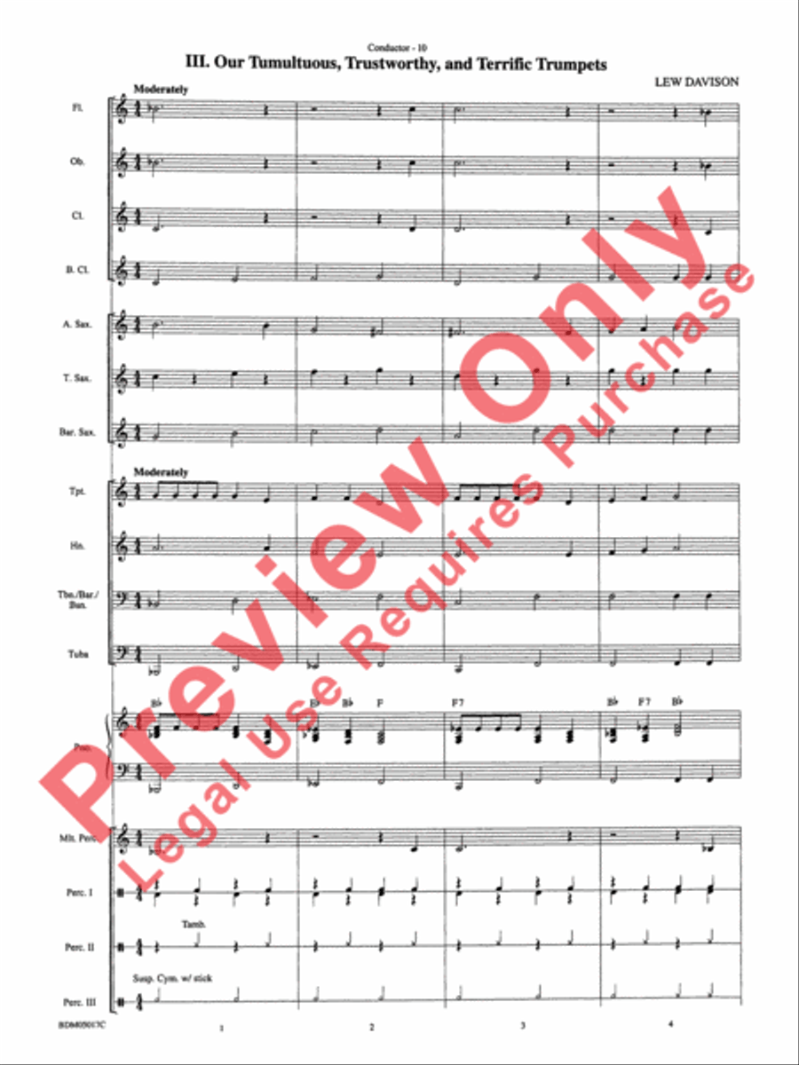 Belwin Very Beginning Band Kit #1 Concert Band scores gallery preview page 13