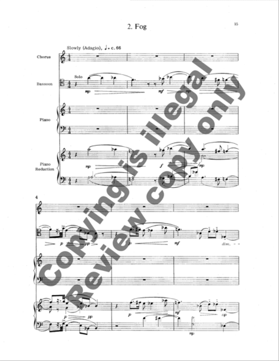 Three Songs From Sandburg Women's Choir scores gallery preview page 9