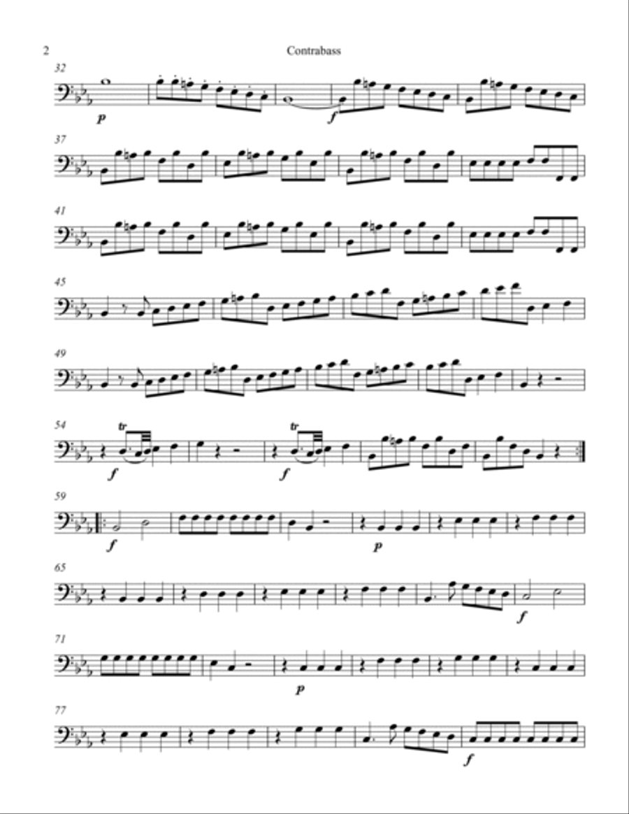 Symphony #1 Movement I. Symphony #1 Movement I. String Orchestra scores gallery preview page 2