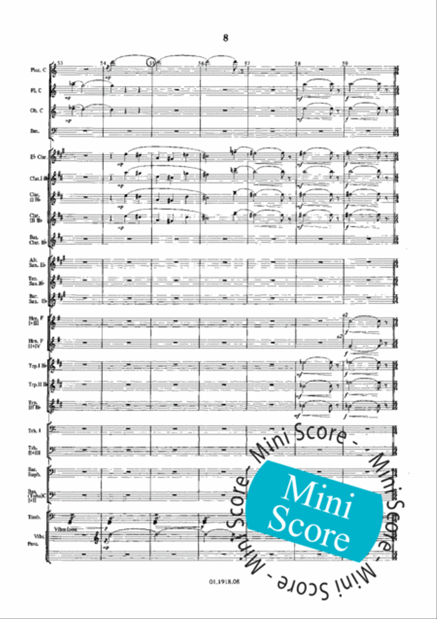 Overture for an Imaginary Play Concert Band scores gallery preview page 12