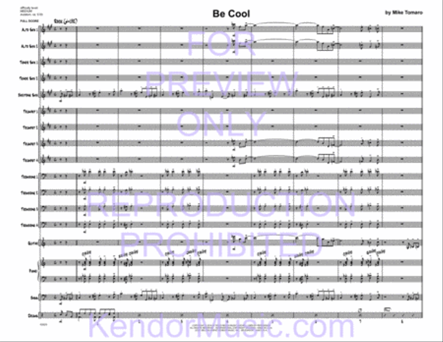 Be Cool Jazz Ensemble scores gallery preview page 3