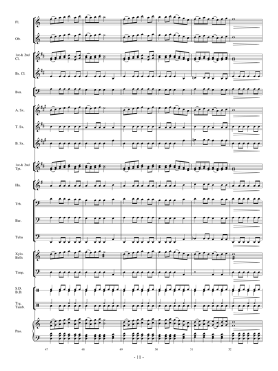 Animoso Animoso Concert Band scores gallery preview page 10