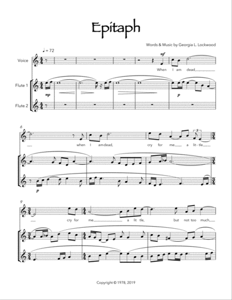 Epitaph Epitaph Small Ensemble scores gallery preview page 3
