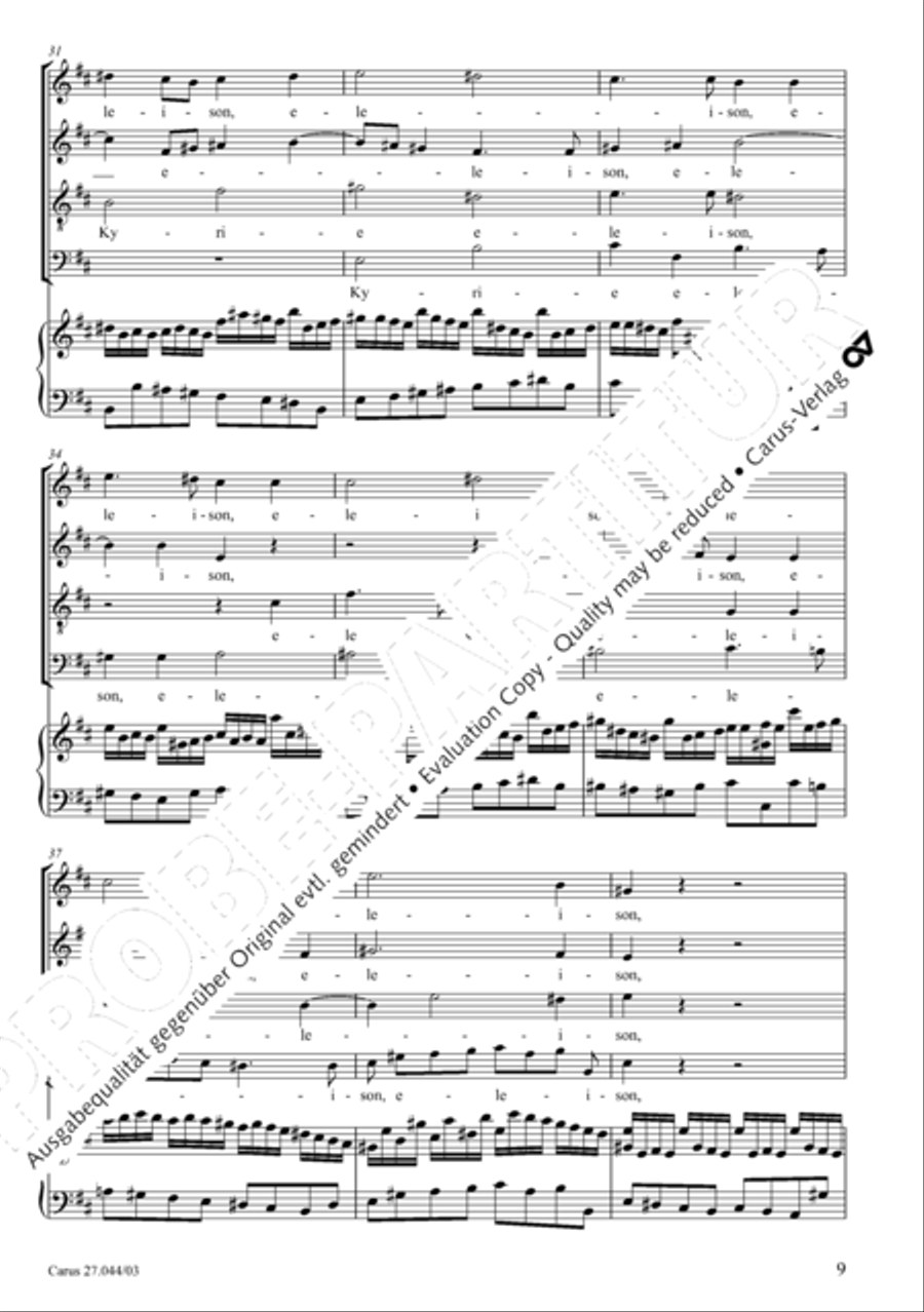 Messa per il Santissimo Natale 4-Part scores gallery preview page 10