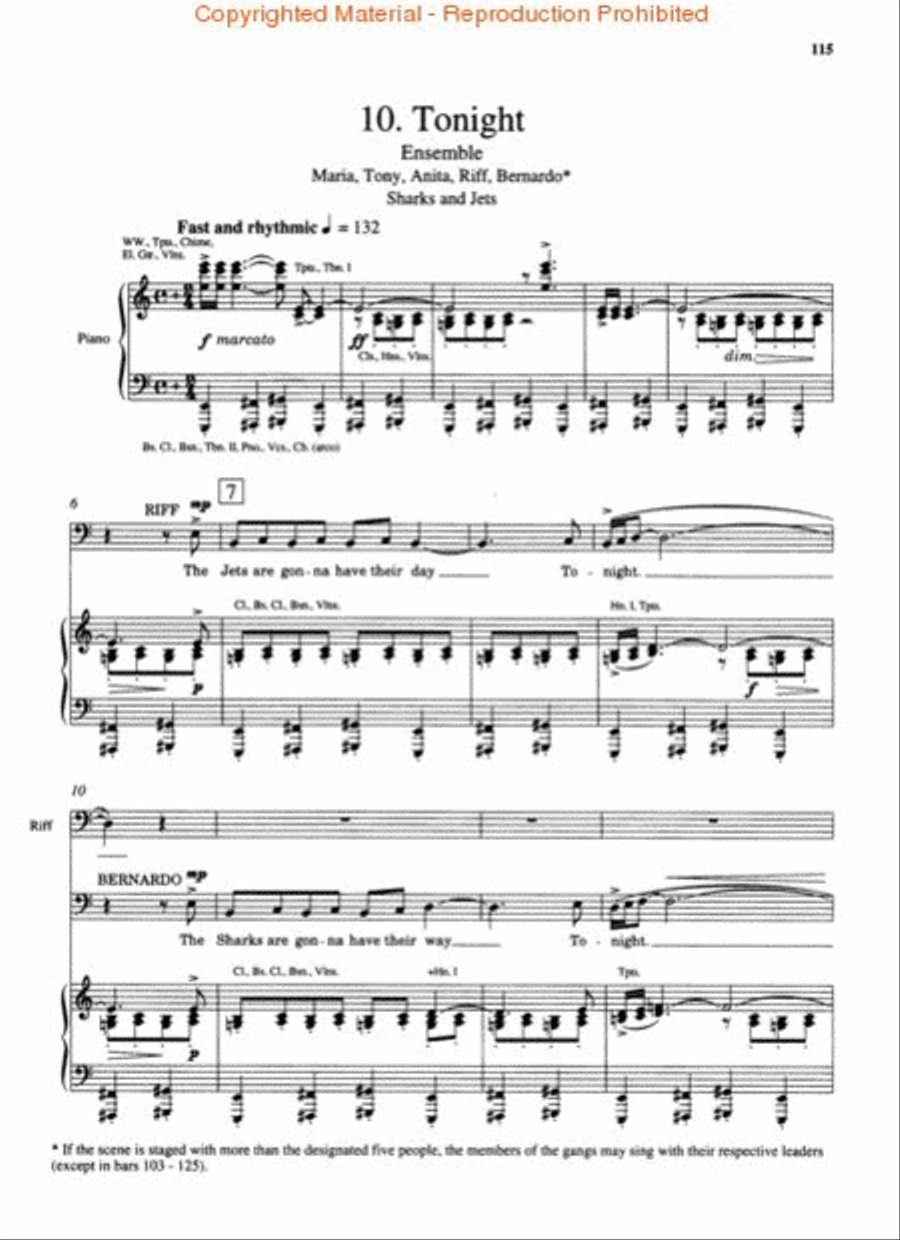 West Side Story Voice scores gallery preview page 4