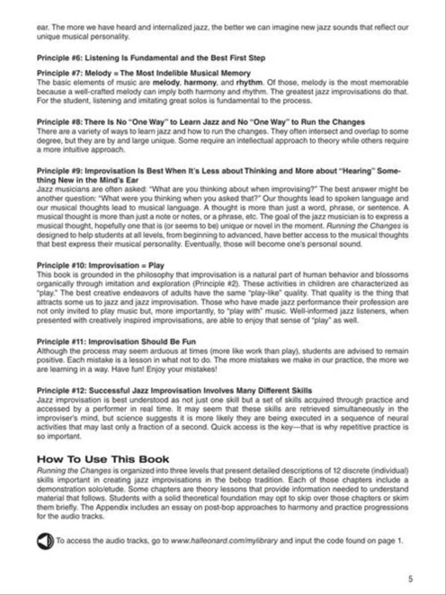 Running the Changes Piano, Vocal, Guitar scores gallery preview page 6