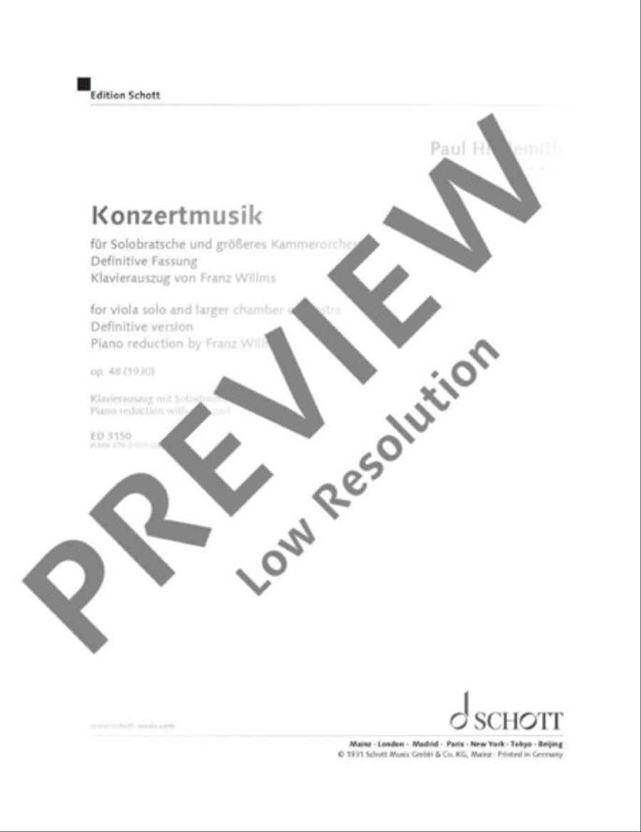 Konzertmusik Piano scores gallery preview page 2