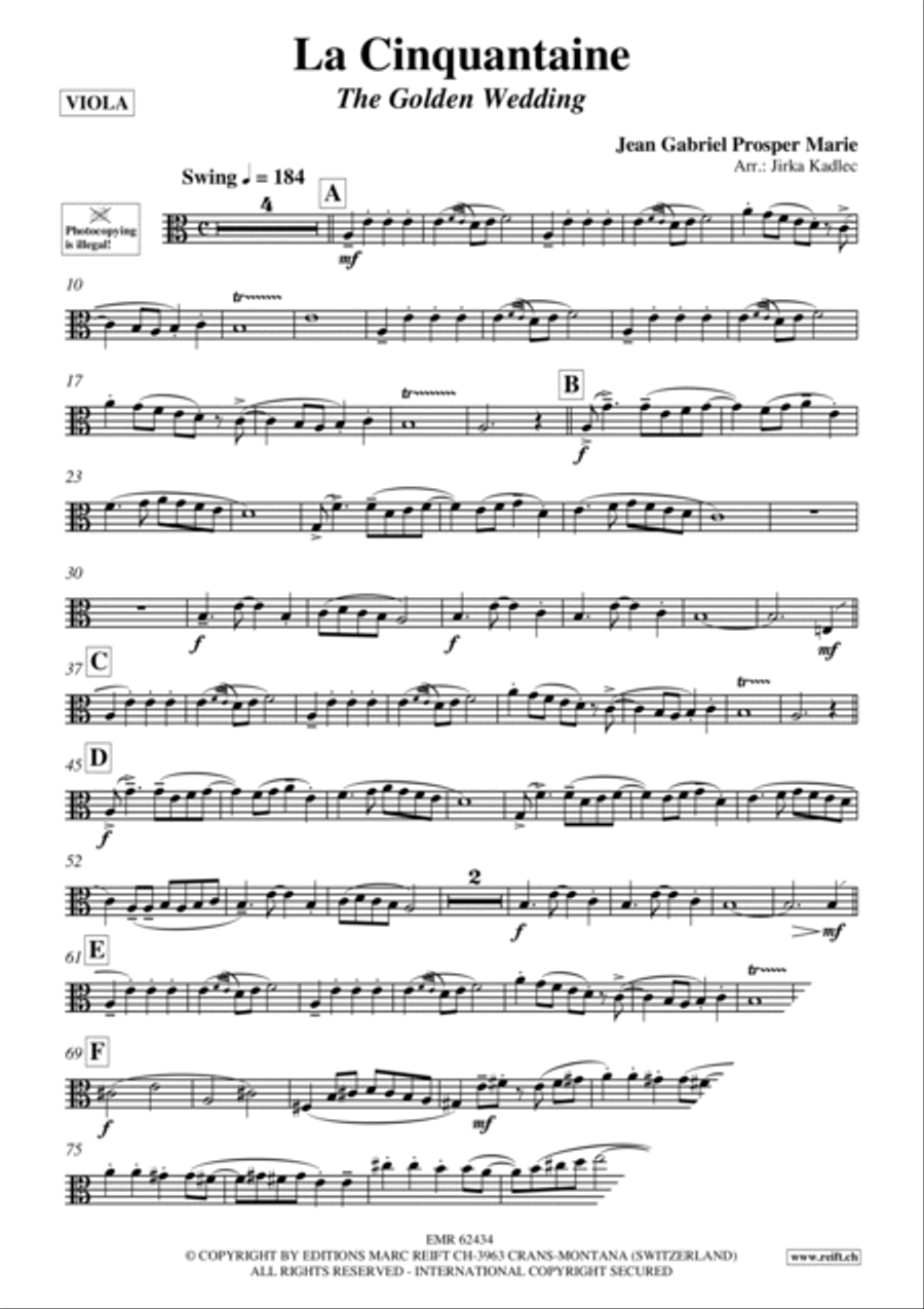 La Cinquantaine Piano Accompaniment scores gallery preview page 3