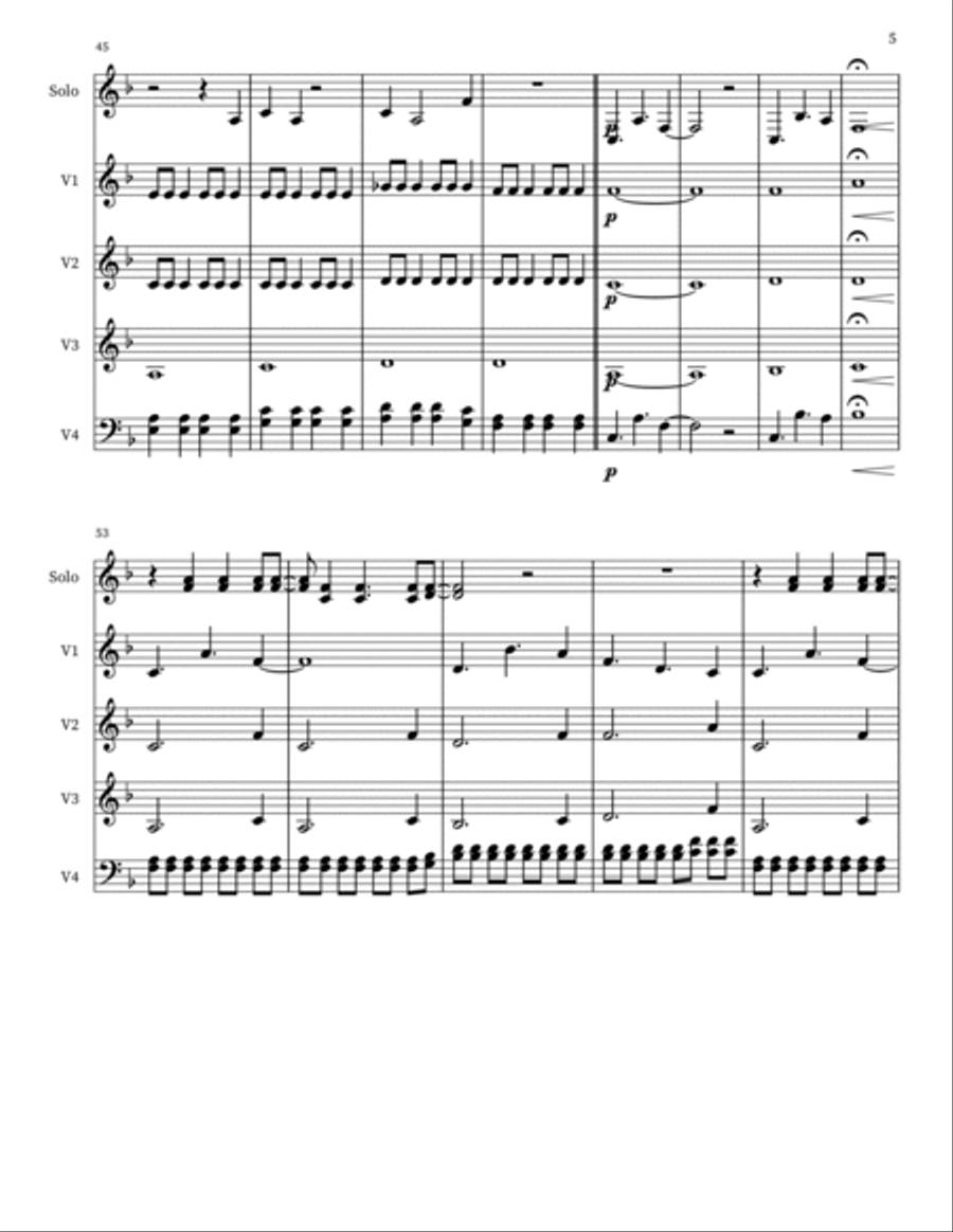 I Melt With You 4-Part scores gallery preview page 5