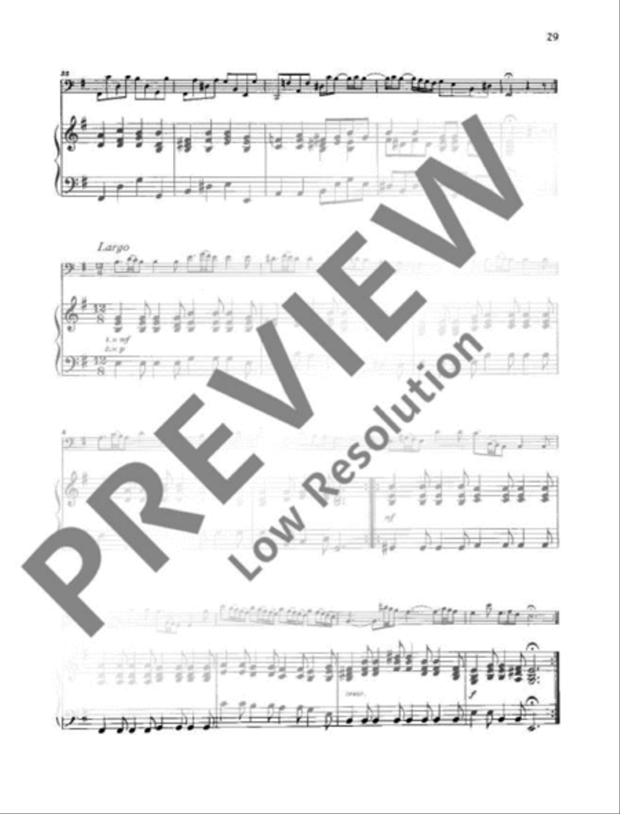 Sonata E minor RV 40 Cello Solo scores gallery preview page 5