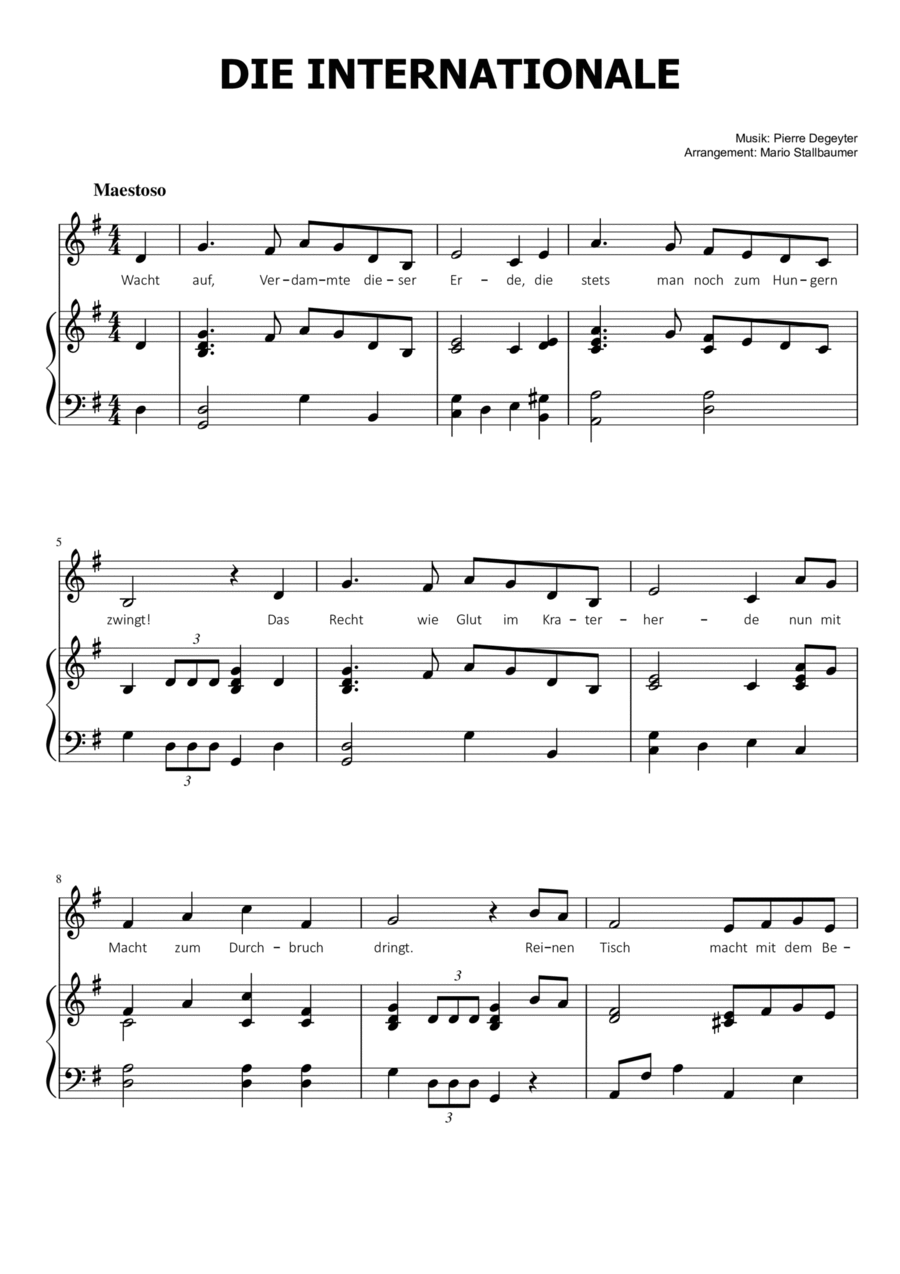 Die Internationale Voice scores gallery preview page 1