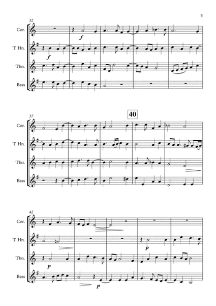 Beatus Vir - Cantiones Sacrae (Brass Quartet) image number null