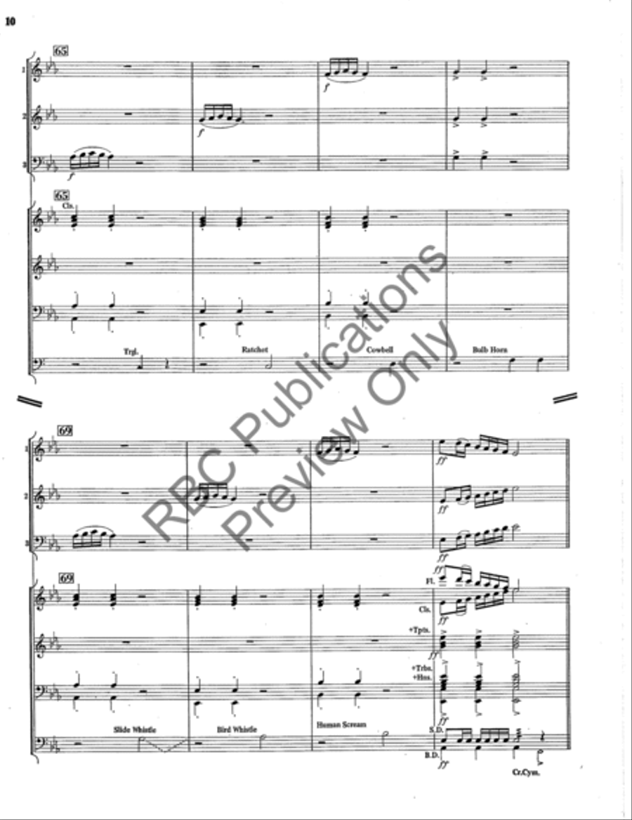 Concerto Gross Concert Band Concert Band scores gallery preview page 11