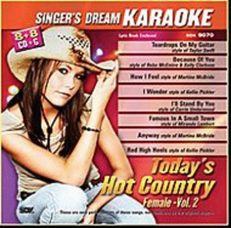Today's Hot Country Female - Vol. 2 (Karaoke CDG) image number null