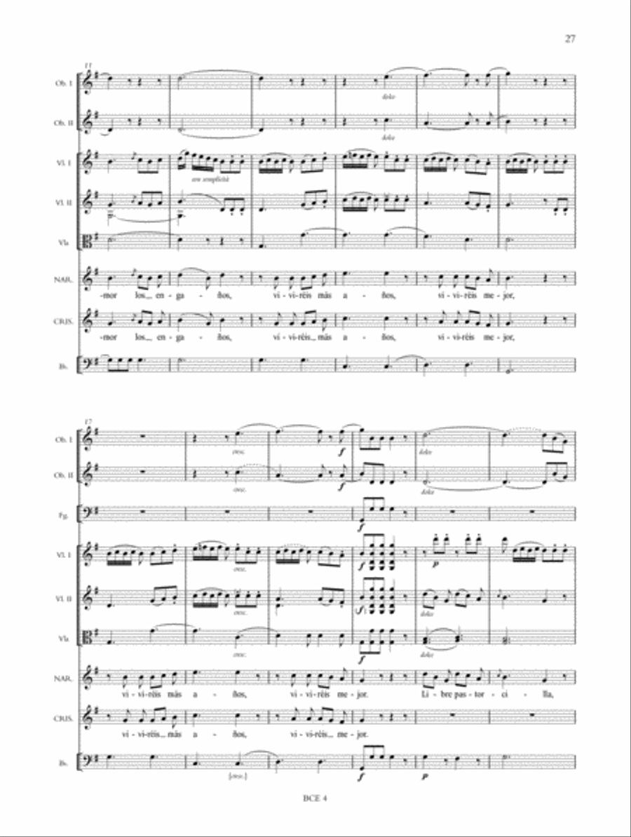 Clementina. Zarzuela in two acts (G 540). Critical Edition Score scores gallery preview page 8