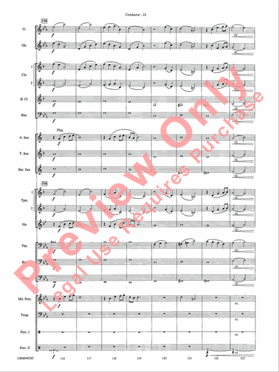 The Polar Express, Selections from Concert Band scores gallery preview page 24