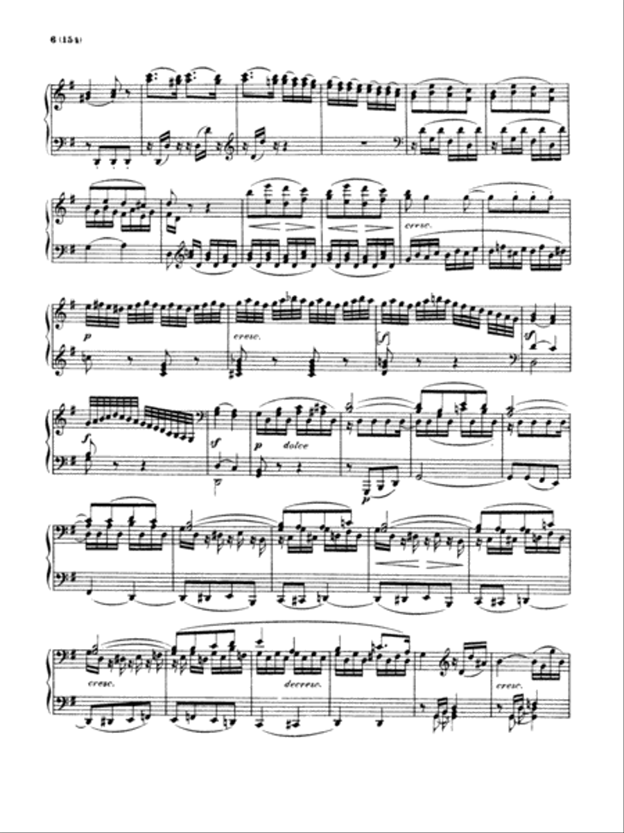 Beethoven: Sonatas (Urtext) - Sonata No. 10, Op. 14 No. 2 in G Major Piano Solo scores gallery preview page 6