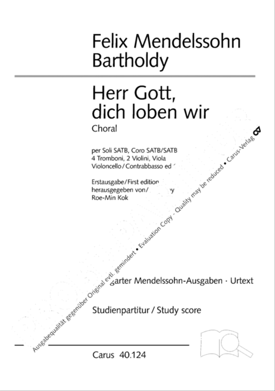 Kyrie in d + Herr Gott, dich loben wir Orchestra scores gallery preview page 38