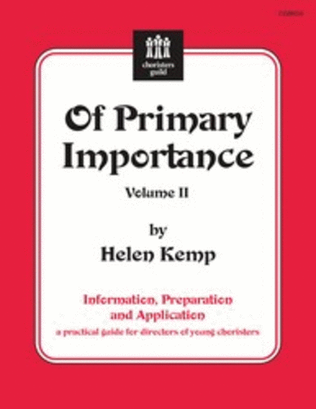 Of Primary Importance, Volume II Book