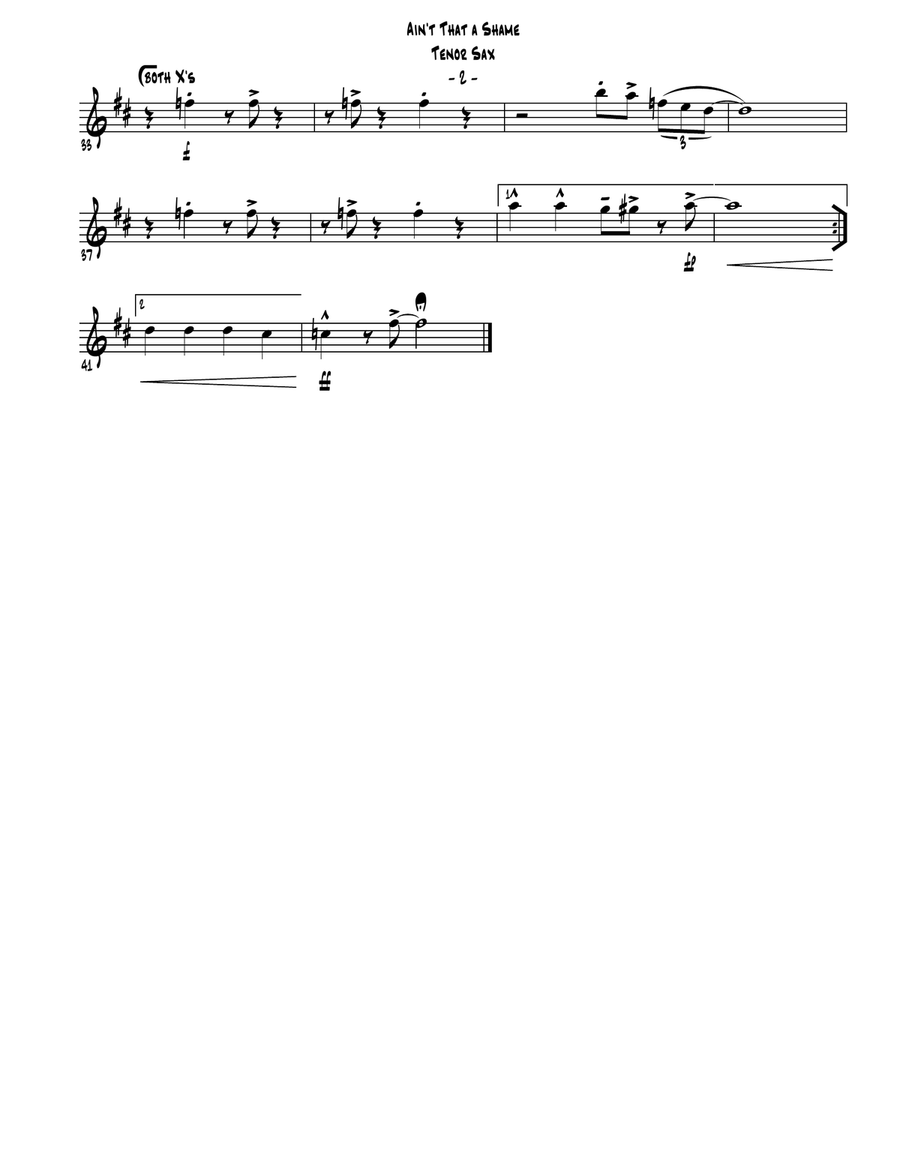 Ain't That A Shame Large Ensemble scores gallery preview page 5