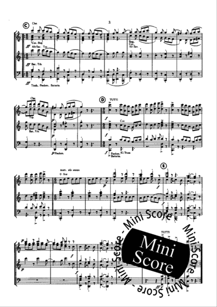 Nach Franzosischer Art Nach Franzosischer Art Concert Band scores gallery preview page 5