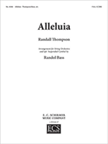 Alleluia (Additional Orchestra Score)