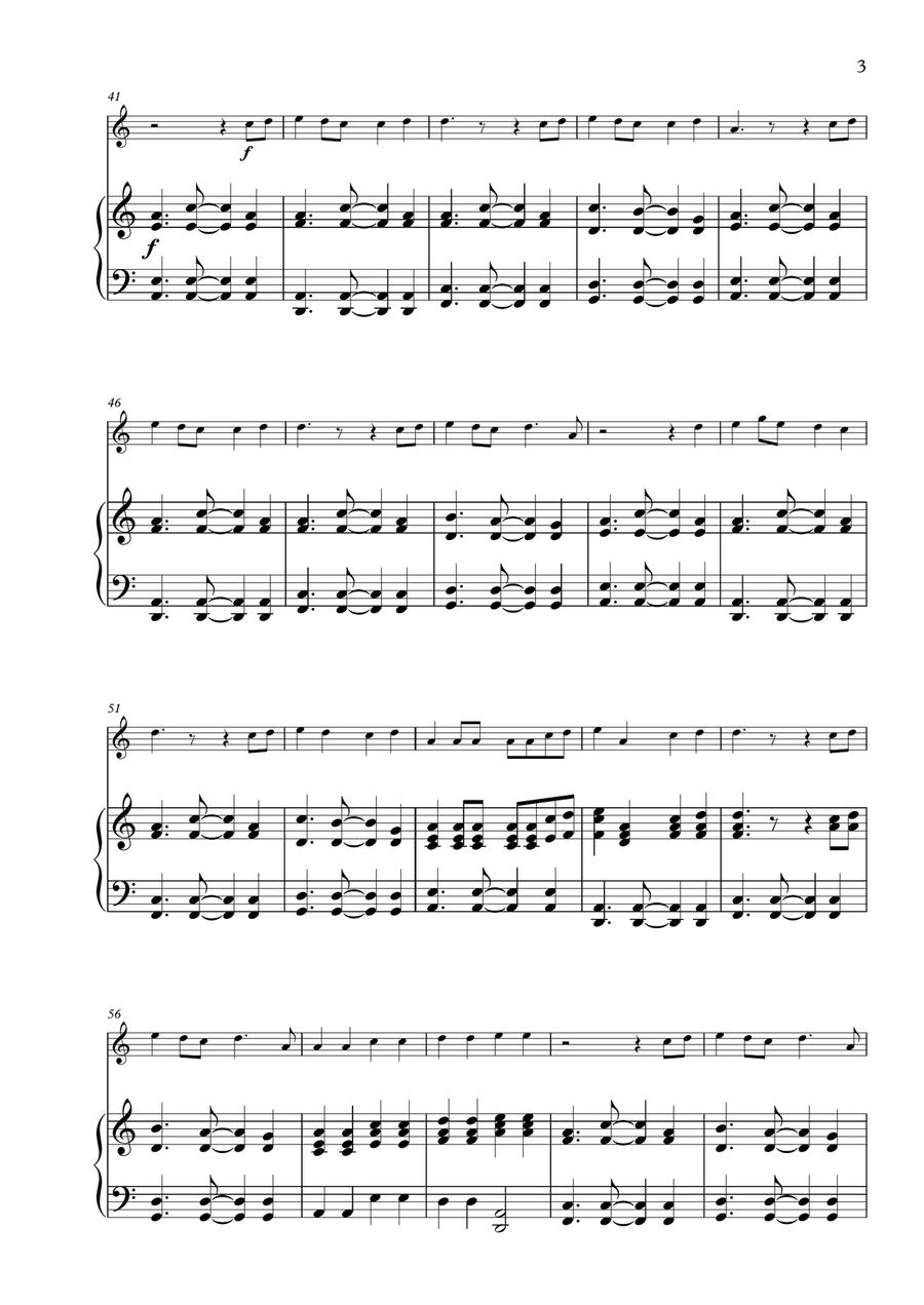 Shape Of You Violin Solo scores gallery preview page 3
