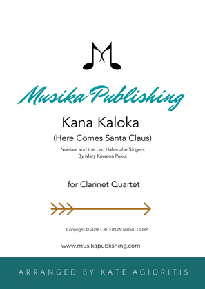 Book cover for Kana Kaloka (here Comes Santa Claus)