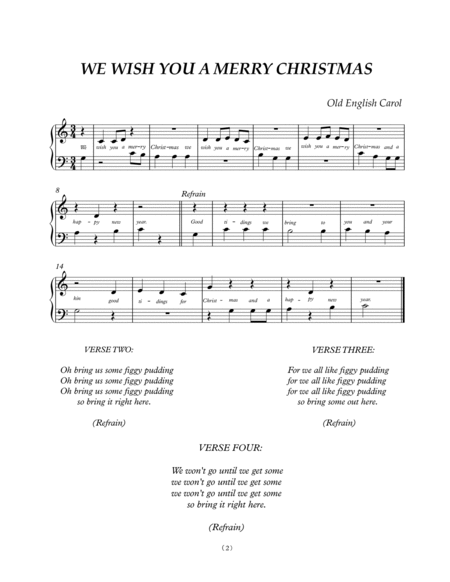 Five Easy Christmas Pieces For the Young Pianist