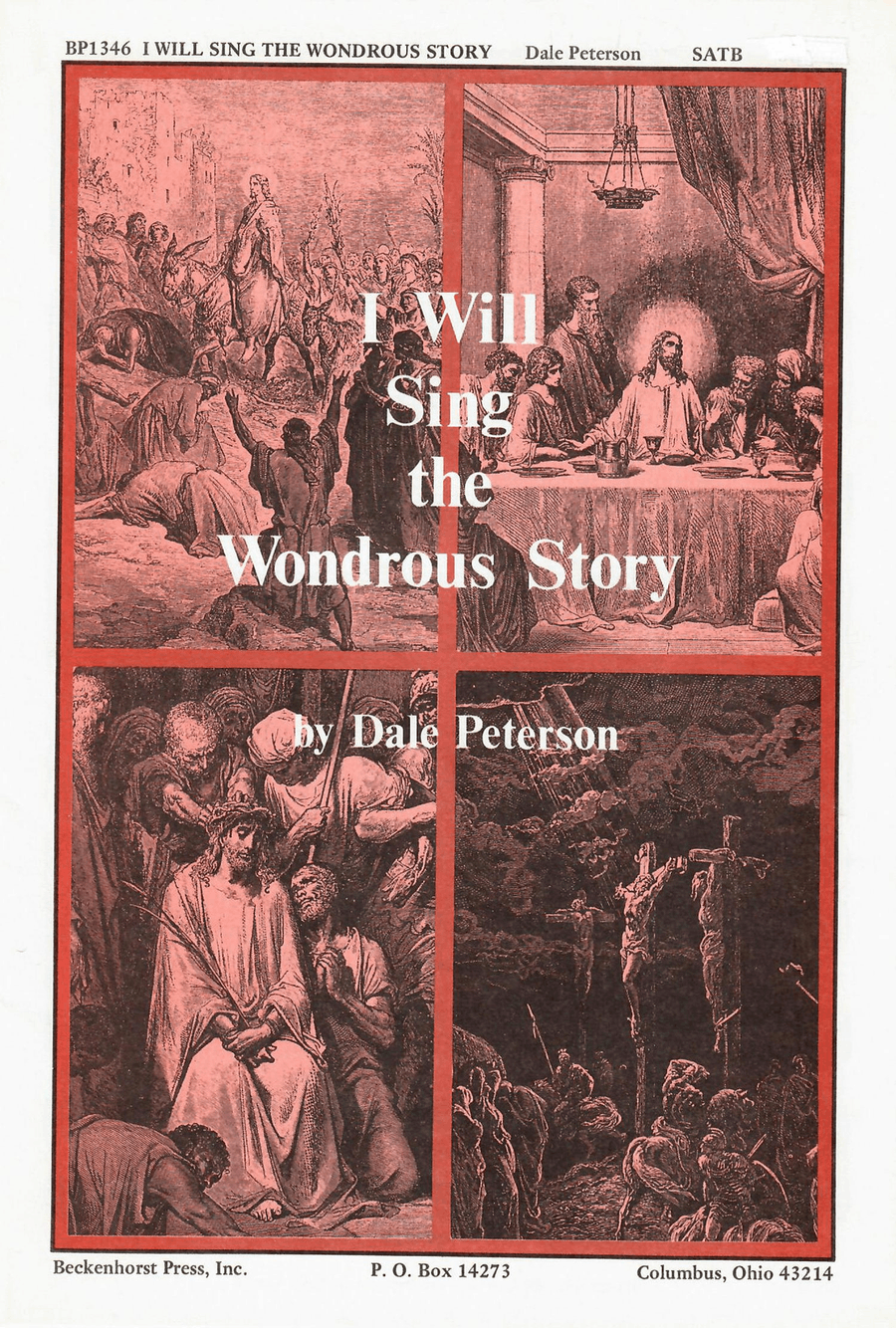 I Will Sing the Wondrous Story 4-Part scores gallery preview page 1